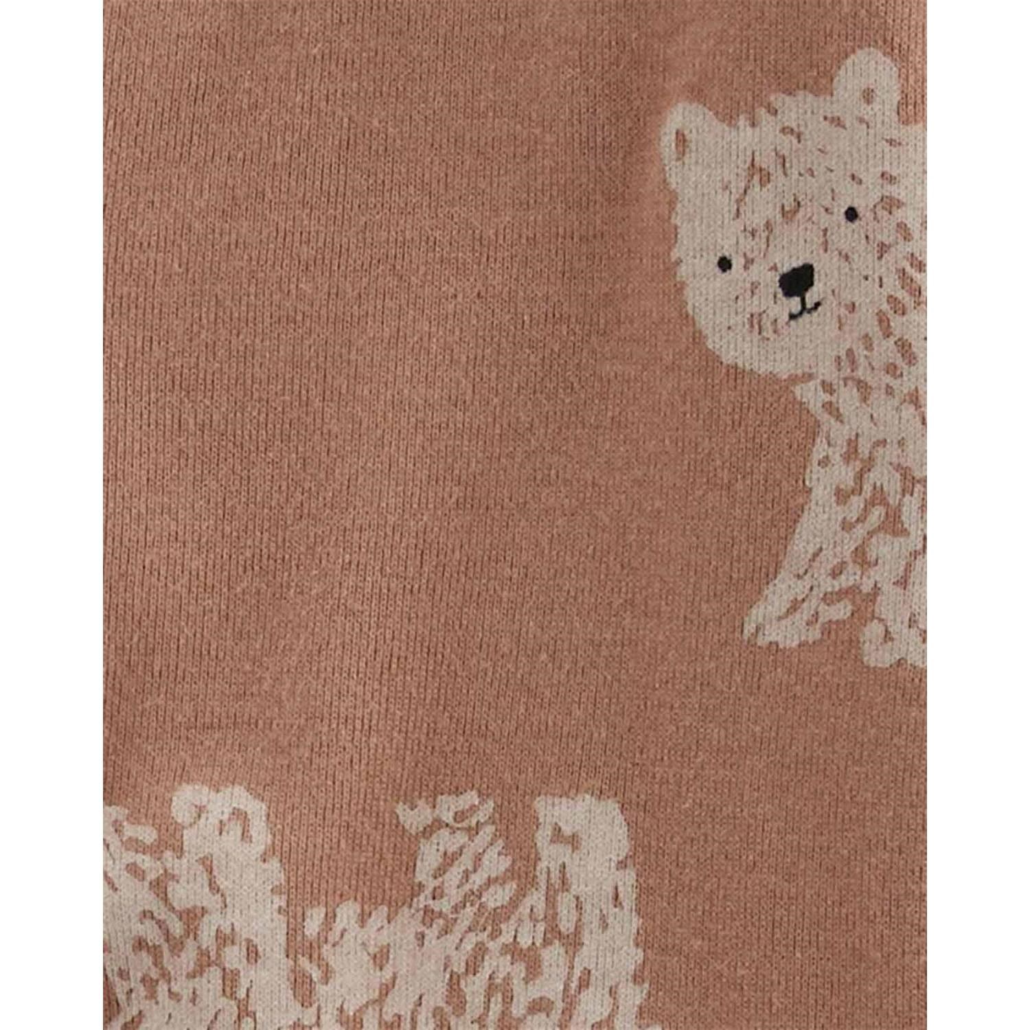 Carter's Layette Erkek Bebek Tulum Şapka Set 1M753410 Kahverengi