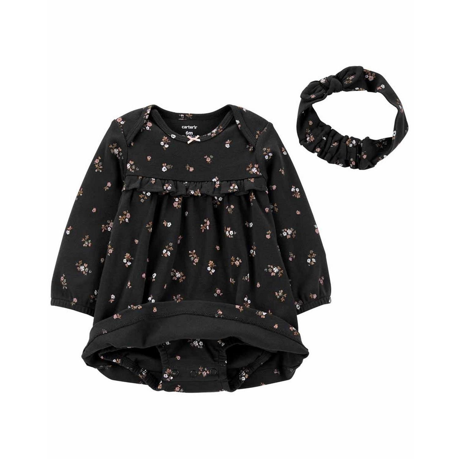 Carter's Layette Kız Bebek Elbise Seti 1M754210 Siyah