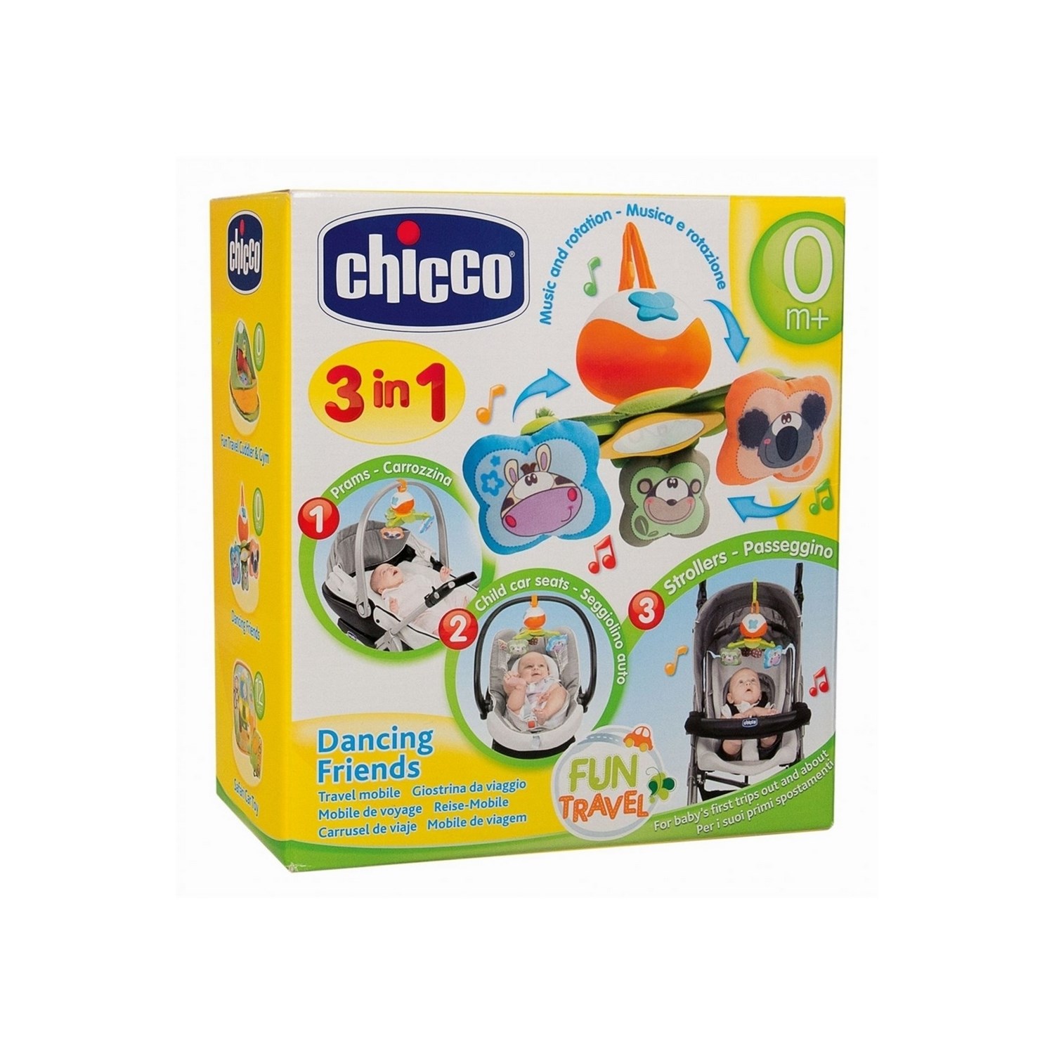Chicco Dans Eden Arkadaşlar Puset Oyuncağı 0+ Ay Çok Renkli