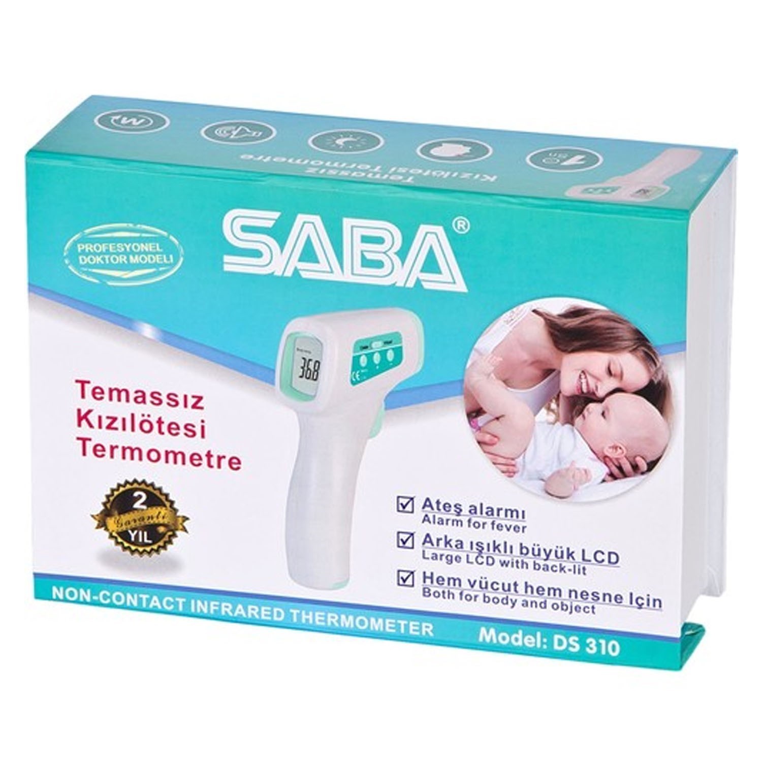 Saba Temassız Kızılötesi Termometre HW-3/DS 310 