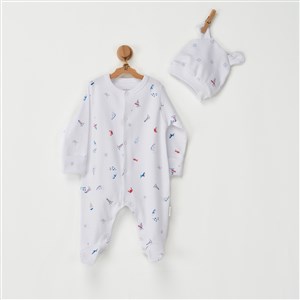 Andywawa Bebek Tulum Takımı AC22633 Beyaz