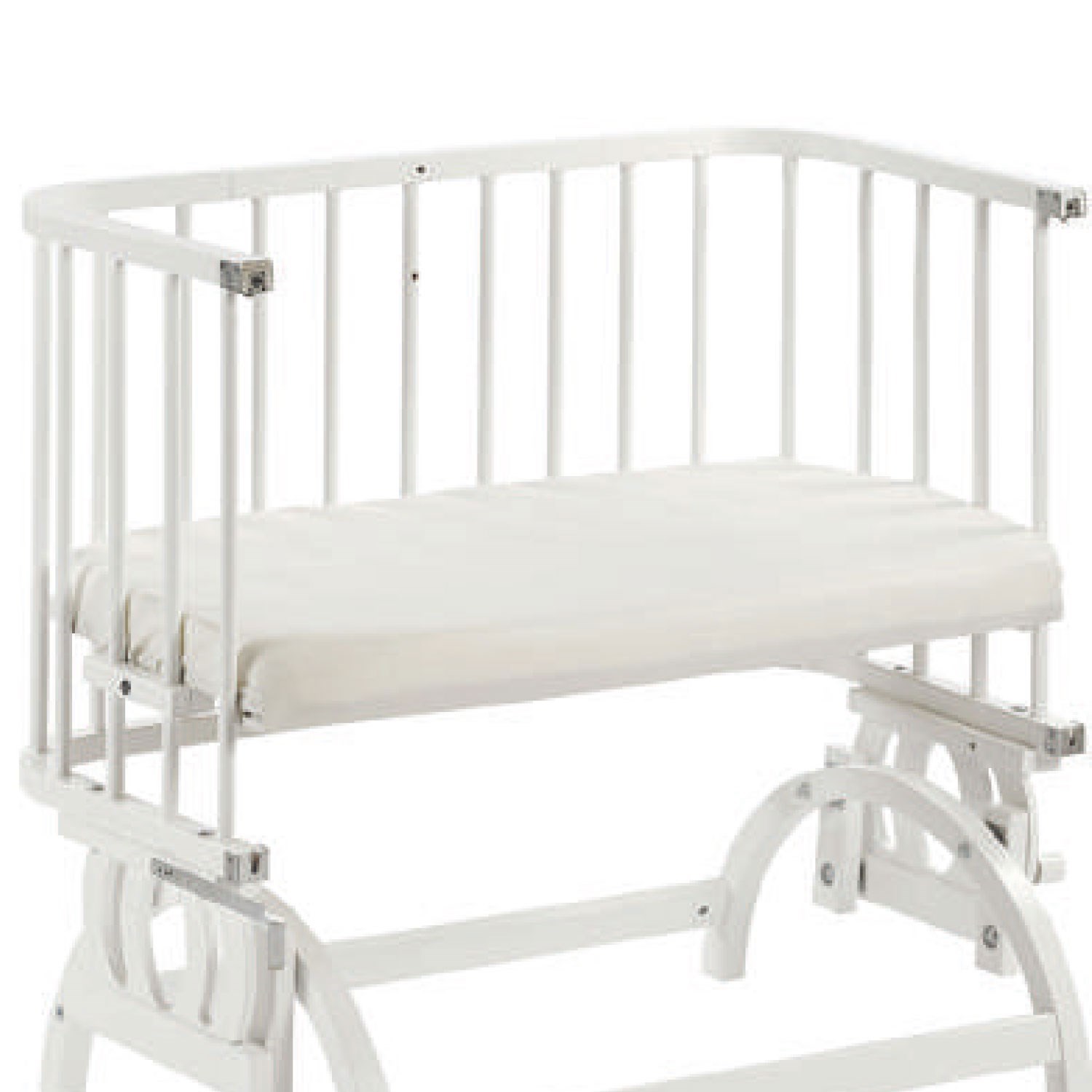 Baby Tech Oval Anne Yanı Beşik 103 Beyaz