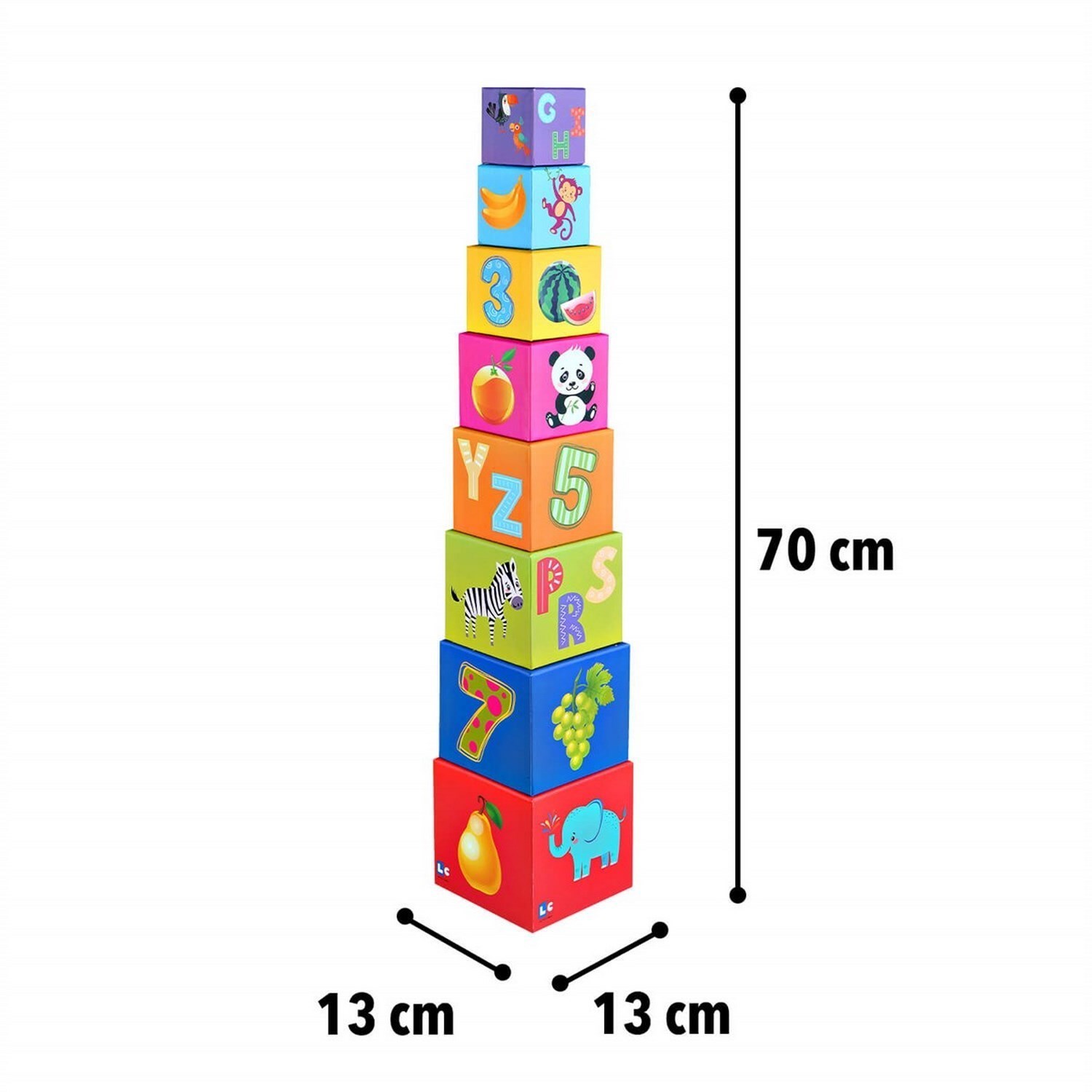 Let's Be Child Eğitici Denge Kule Oyunu 18+ Ay 30628 Çok Renkli