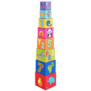 Let's Be Child Eğitici Denge Kule Oyunu 18+ Ay 30628 Çok Renkli