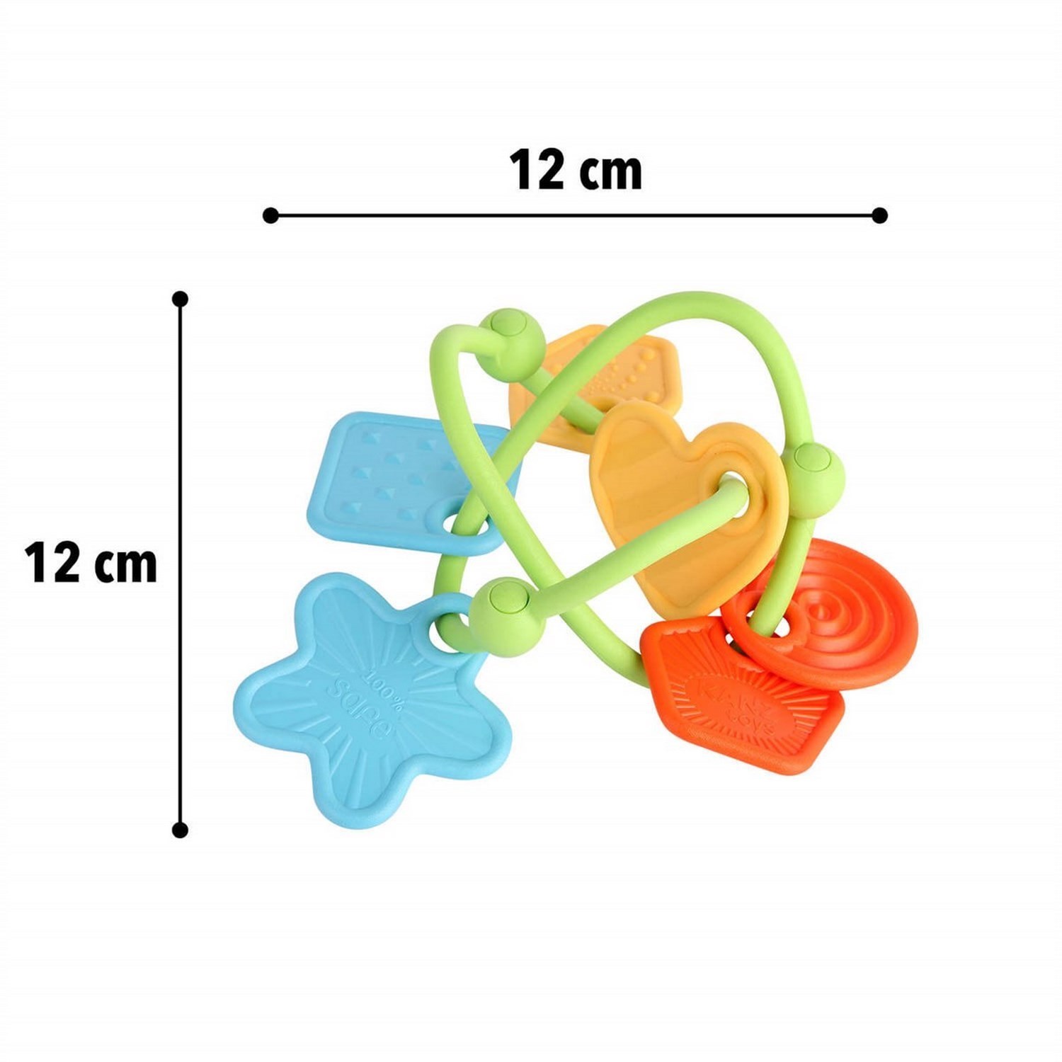 Let's Be Child Kıvrımlı Çıngırak 0+ Ay 30750 Çok Renkli