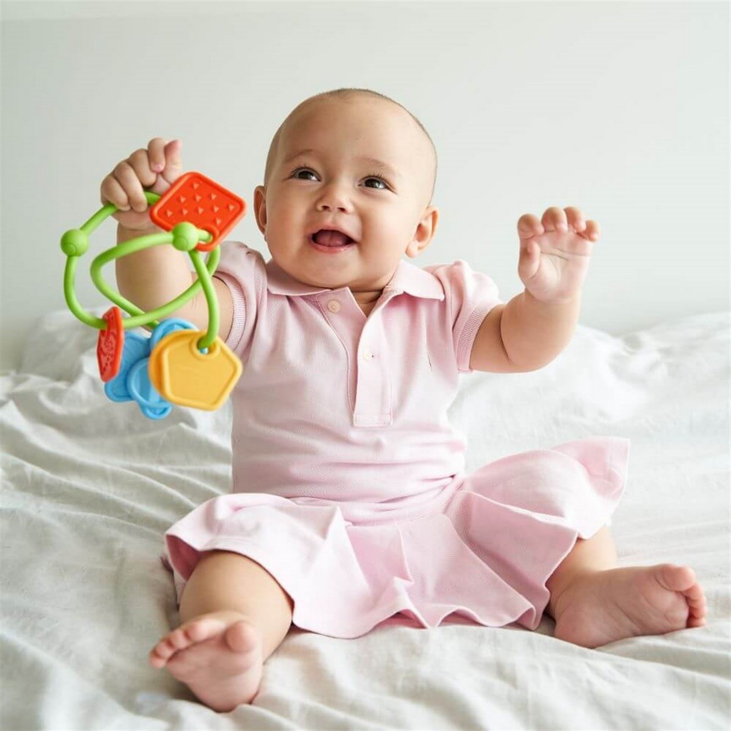 Let's Be Child Kıvrımlı Çıngırak 0+ Ay 30750 Çok Renkli