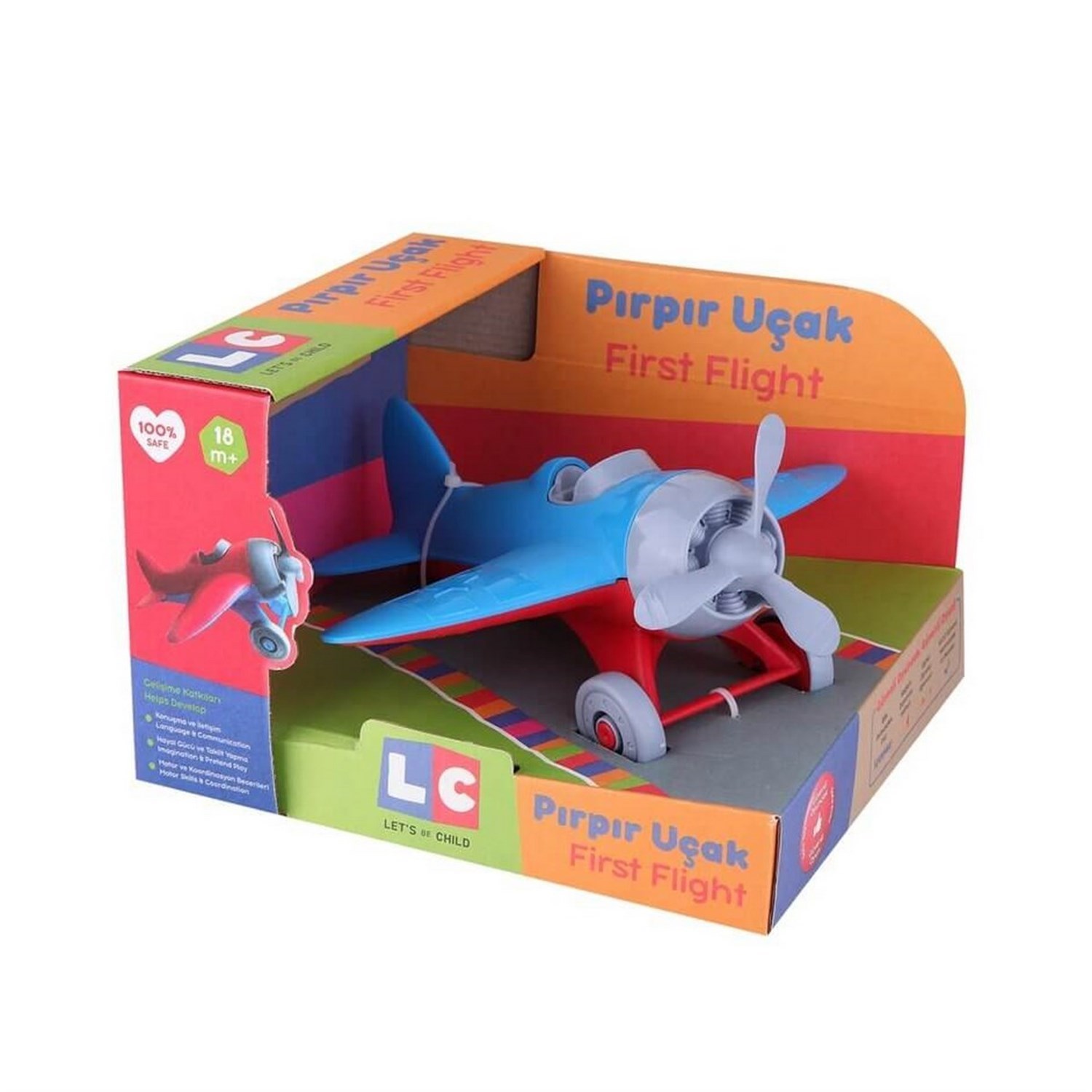 Let's Be Child Pırpır Uçak 18+ Ay 30770 Mavi