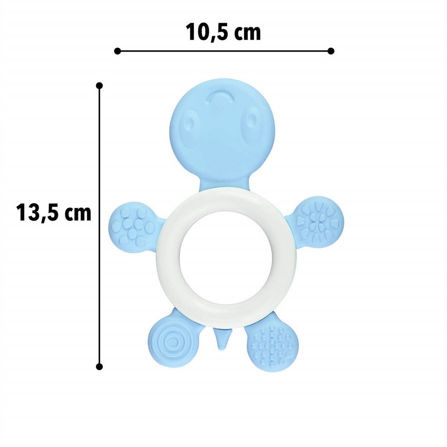 Let's Be Child Diş Kaşıyıcı Kaplumbağa 0+ Ay 30772 Mavi