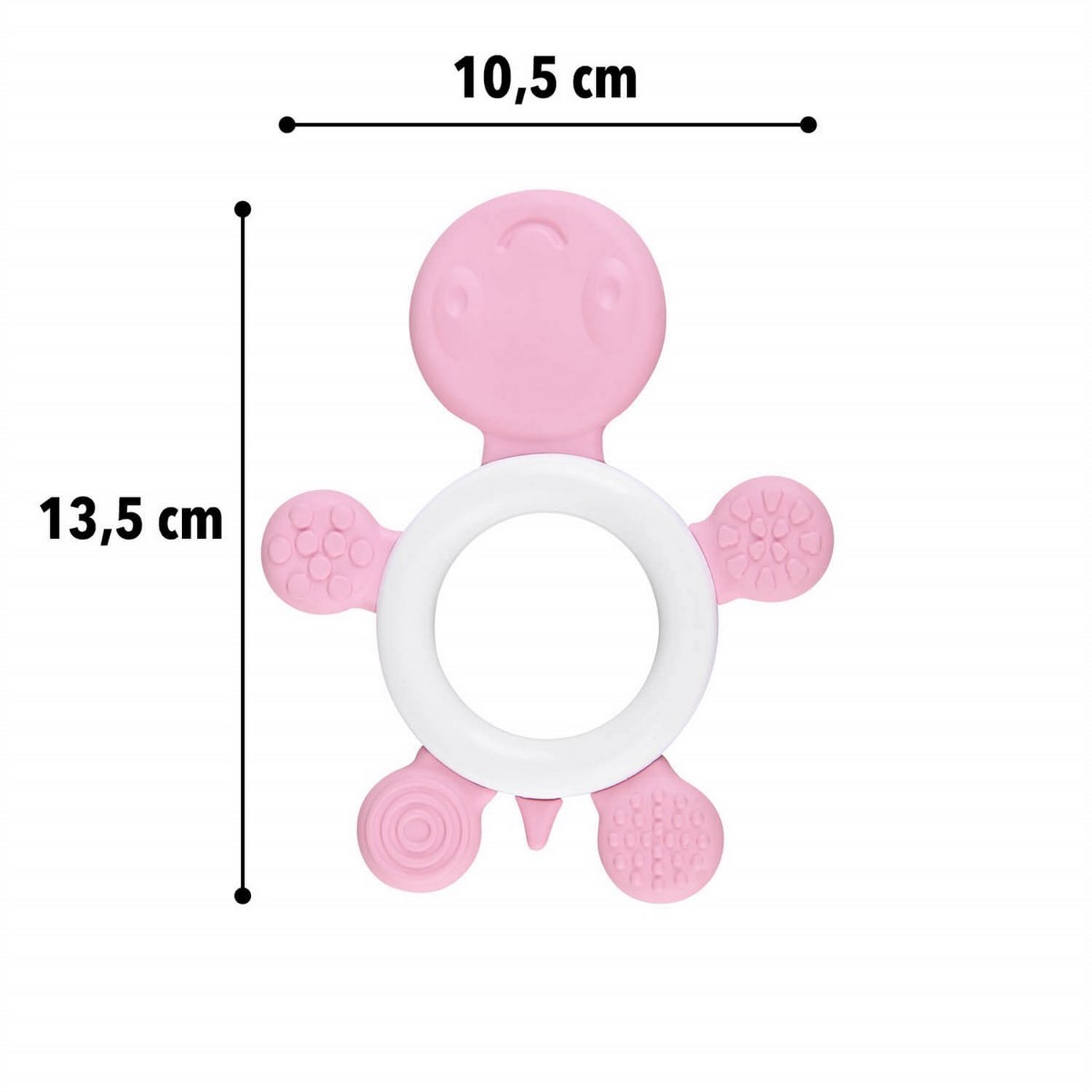 Let's Be Child Diş Kaşıyıcı Kaplumbağa 0+ Ay 30772 Pembe