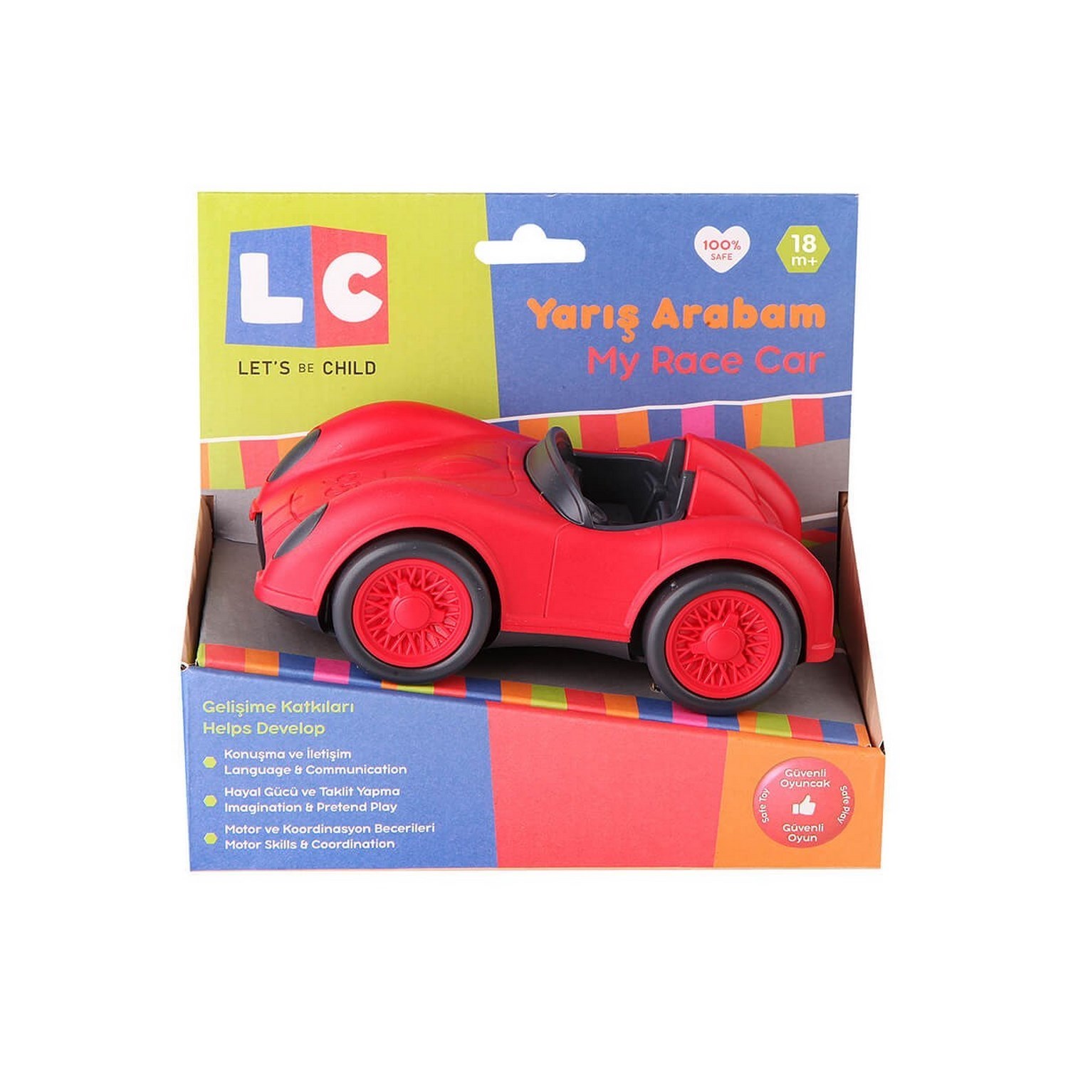 Let's Be Child Yarış Arabam 18+ Ay 30782 Kırmızı
