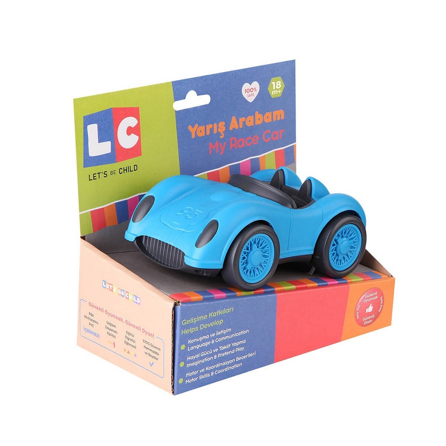 Let's Be Child Yarış Arabam 18+ Ay 30782 Mavi