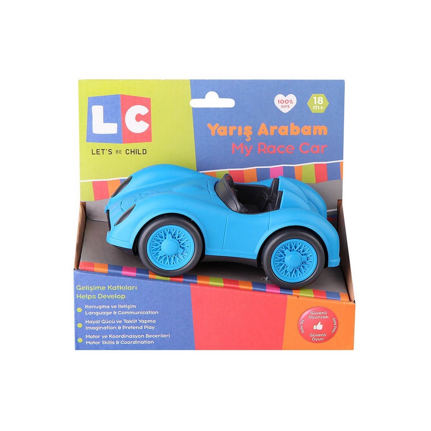 Let's Be Child Yarış Arabam 18+ Ay 30782 Mavi