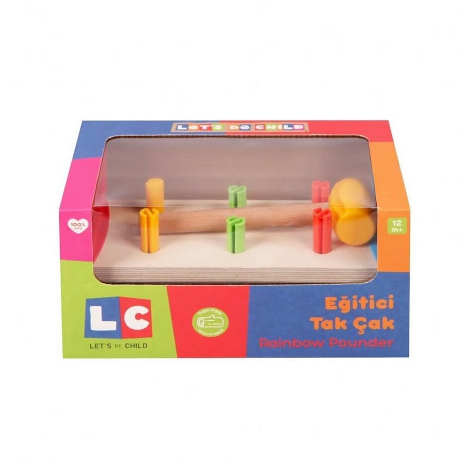 Let's Be Child Eğitici Tak Çak 12+ Ay 30796 Çok Renkli