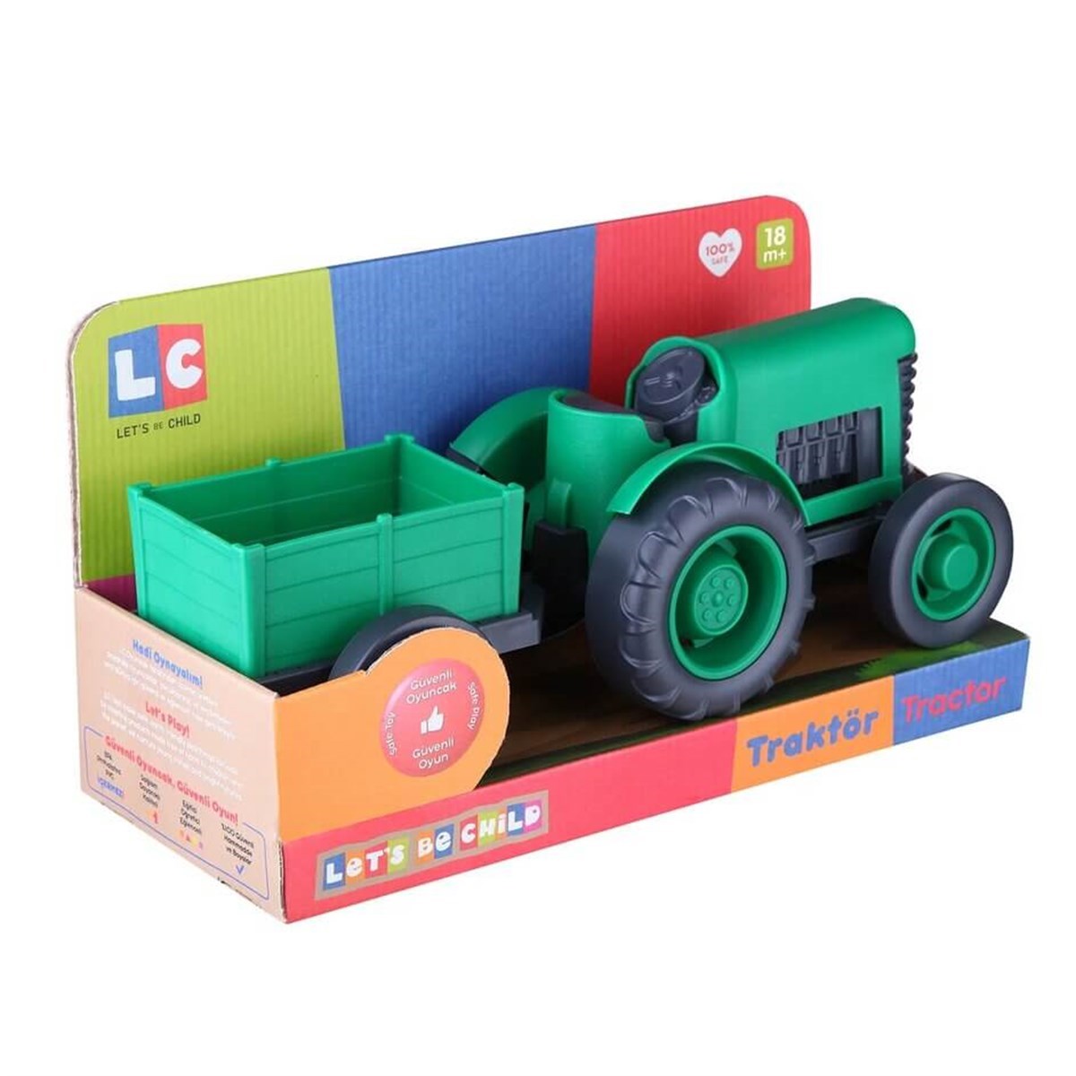 Let's Be Child Traktör 18+ Ay 30878 Yeşil