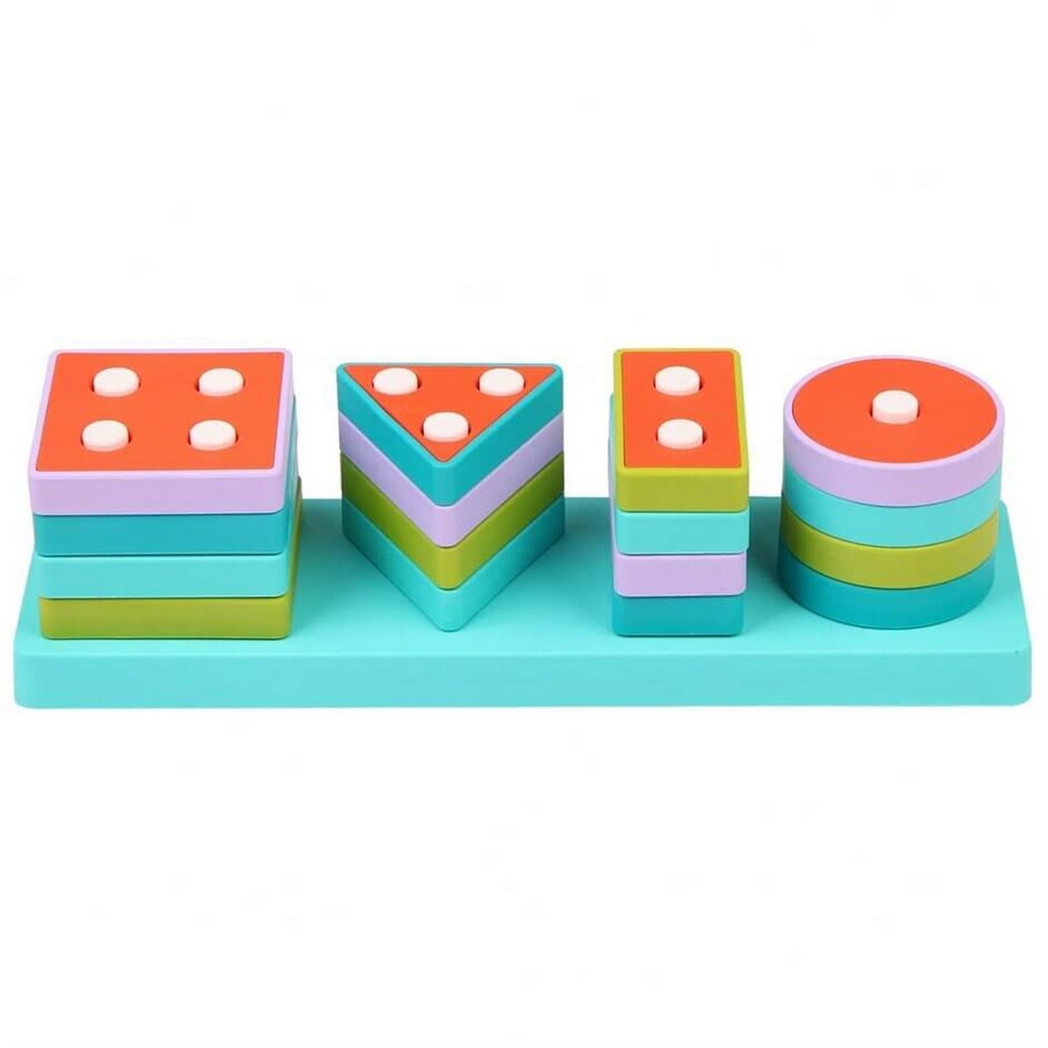 Let's Be Child Eğitici Geometrik Şekiller 12+ Ay 30890 Çok Renkli
