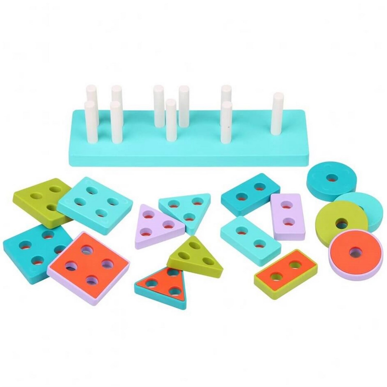 Let's Be Child Eğitici Geometrik Şekiller 12+ Ay 30890 Çok Renkli
