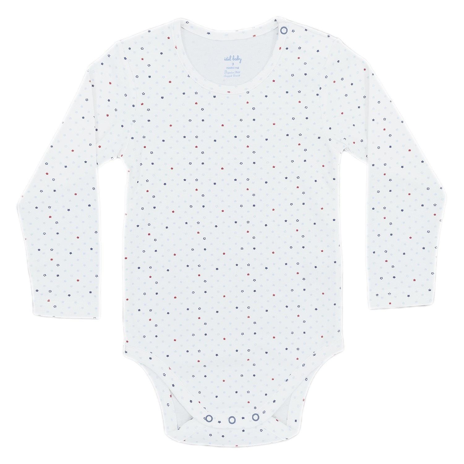İdil Baby 2'li Bebek Body 15513 Baskılı