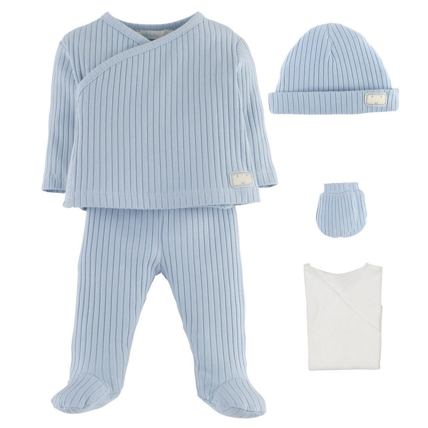 İdil Baby Bebek Zıbın Takımı 15508 Mavi