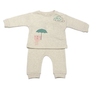 İdil Baby 2'li Unisex Bebek Takımı 15617 Baskılı