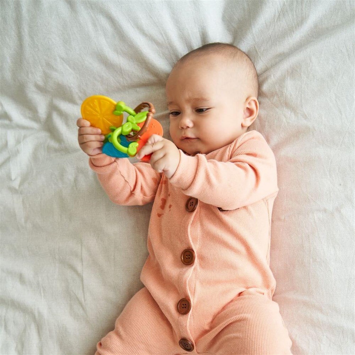 Babyzz Meyve Diş Kaşıyıcı 0+ Ay 30302 Turuncu