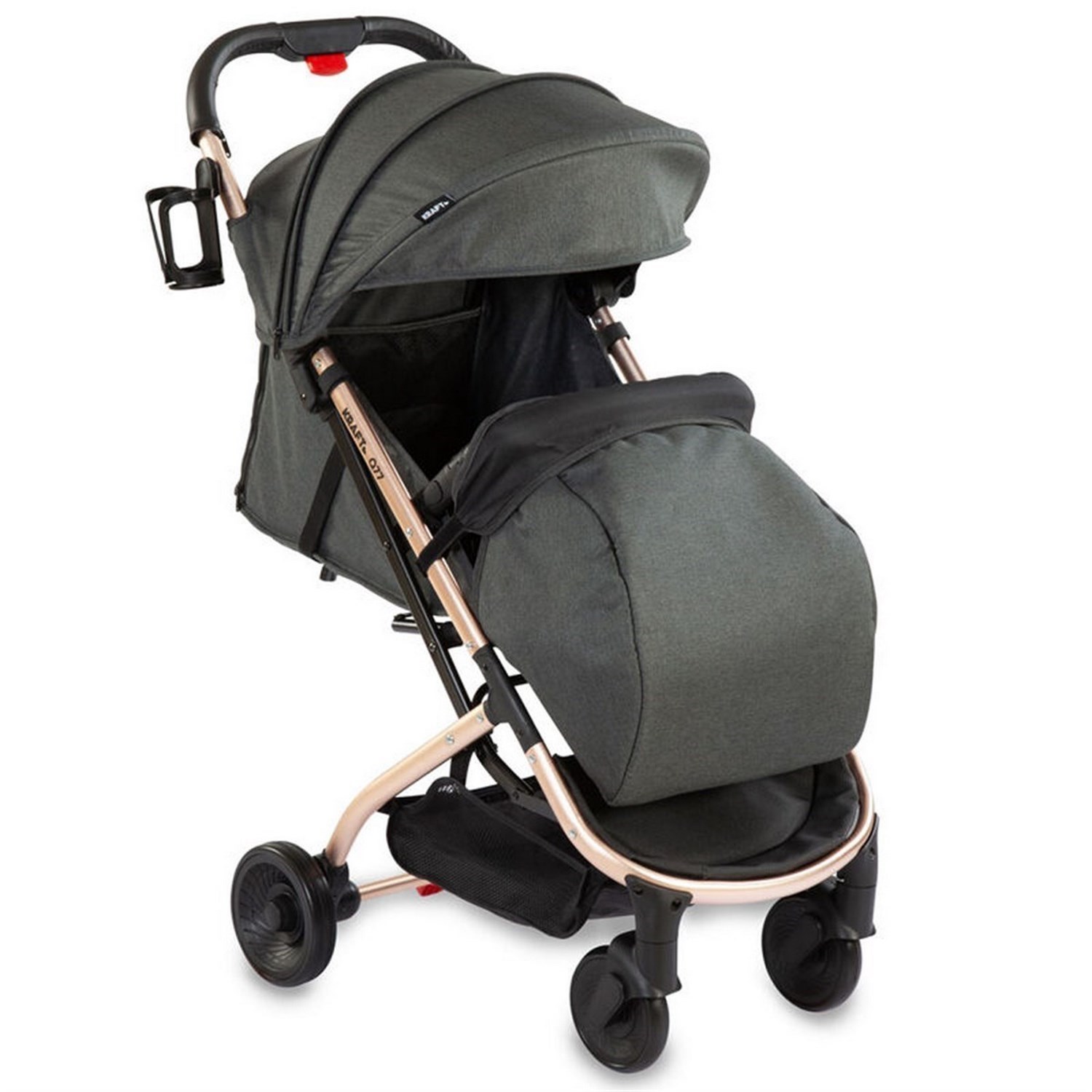 Kraft Q77 Bebek Arabası Dark Grey