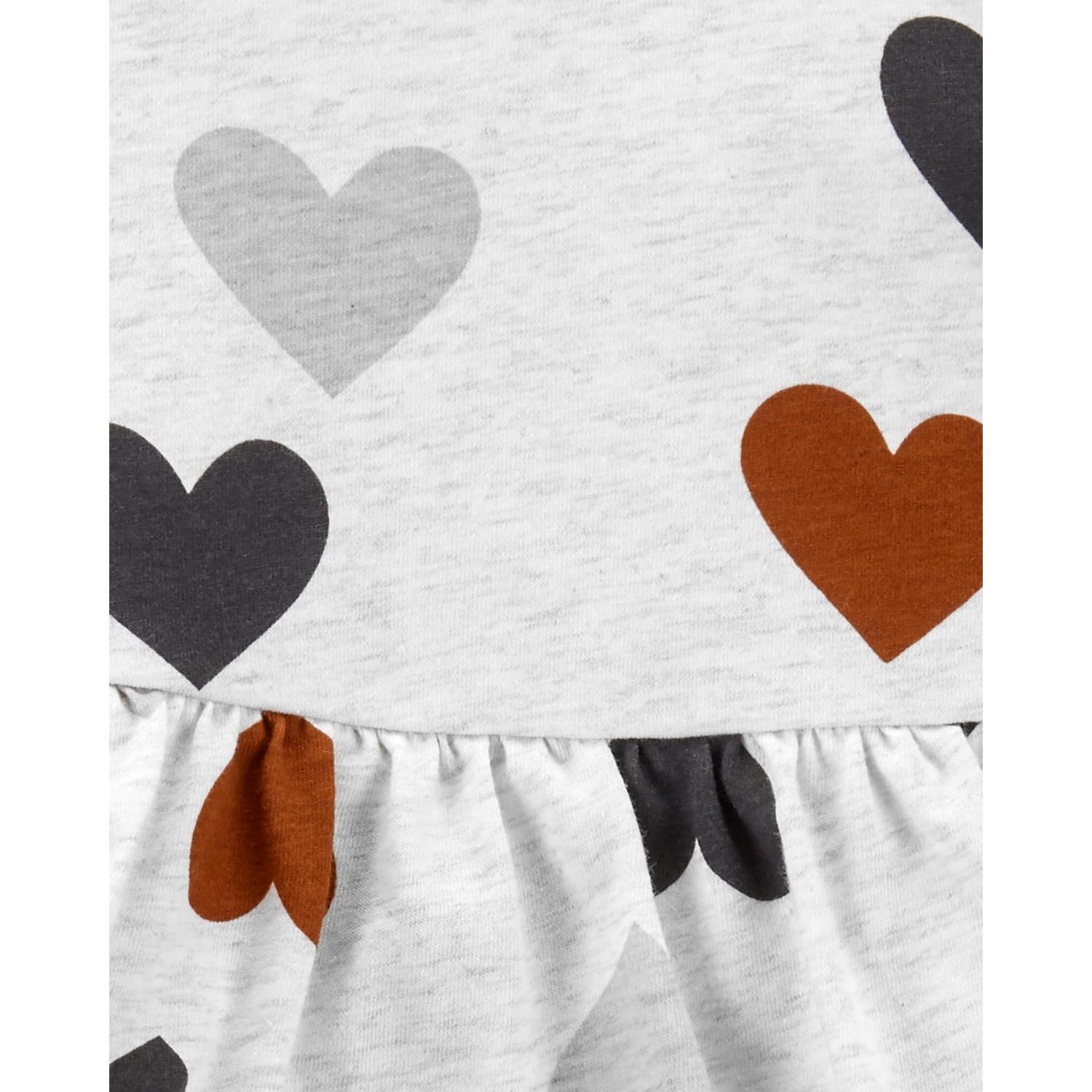 Carter's Kız Bebek Body Pantolon Seti 1M779910 Kahverengi