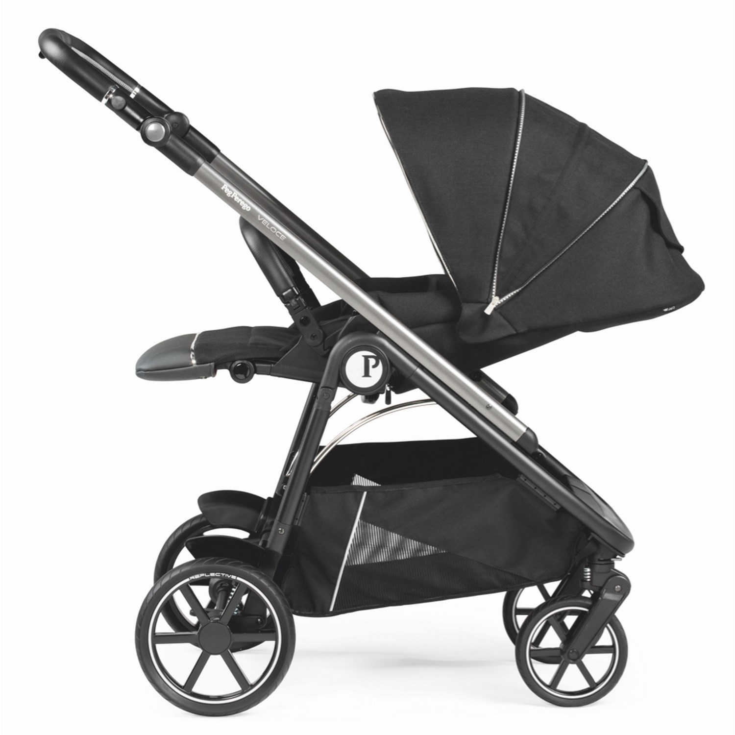 Peg Perego Veloce Travel Bebek Arabası Black Shine