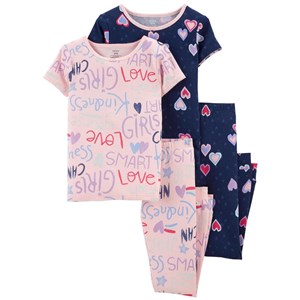Carter's 4'lü Kız Çocuk Pijama Seti 3M978110 Lacivert-Pembe