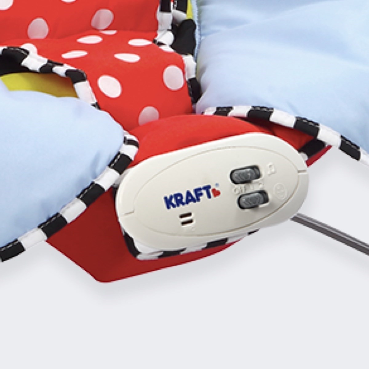 Kraft Little Bee Titreşimli Ana Kucağı Kırmızı-Mavi