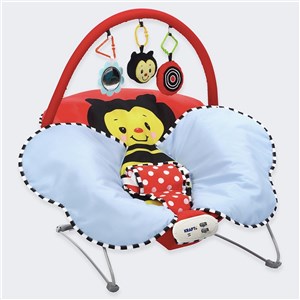 Kraft Little Bee Titreşimli Ana Kucağı Kırmızı-Mavi