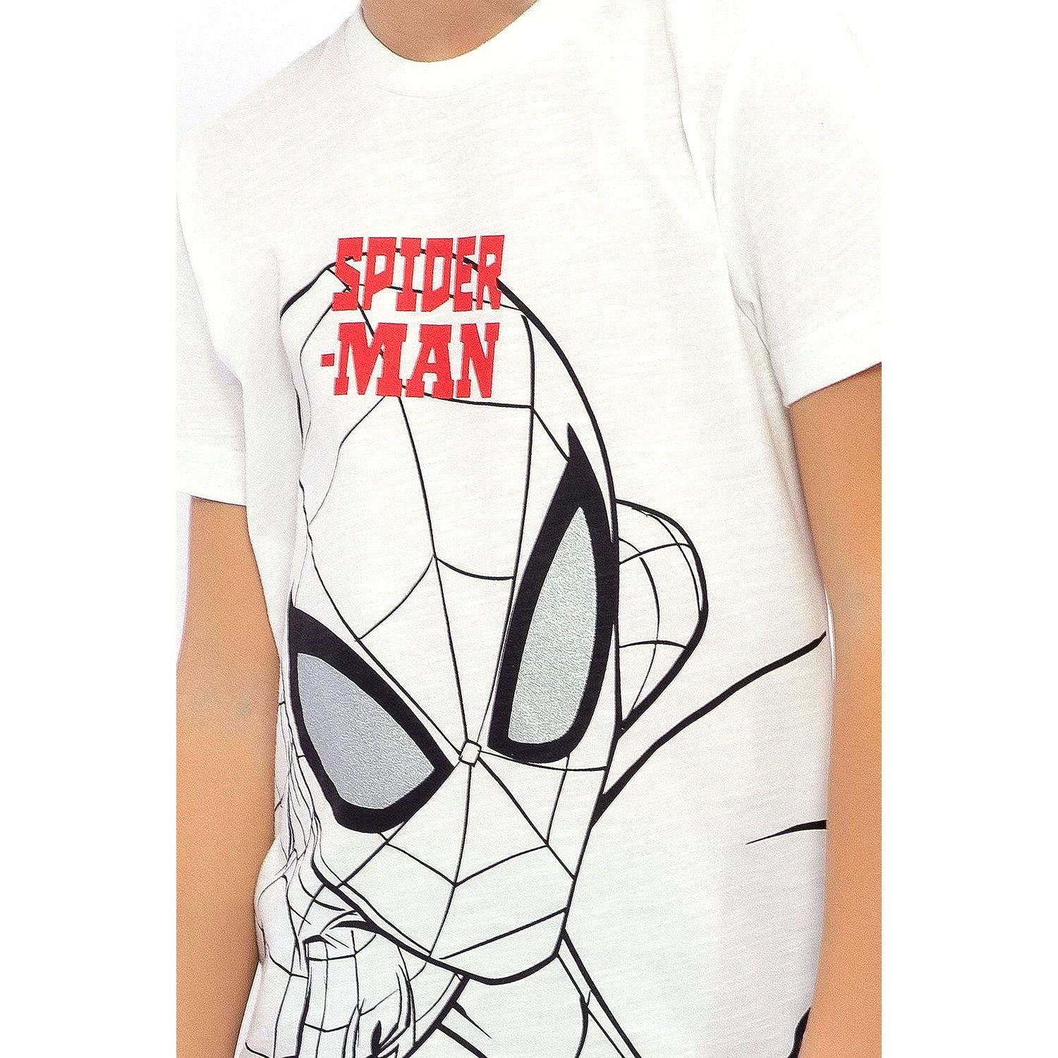 Spider-Man Erkek Çocuk Bermuda Takımı D4666-3 Krem