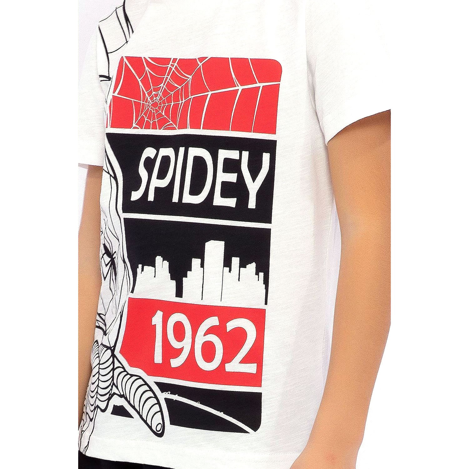 Spider-Man Erkek Çocuk Bermuda Takımı D4668-3 Krem