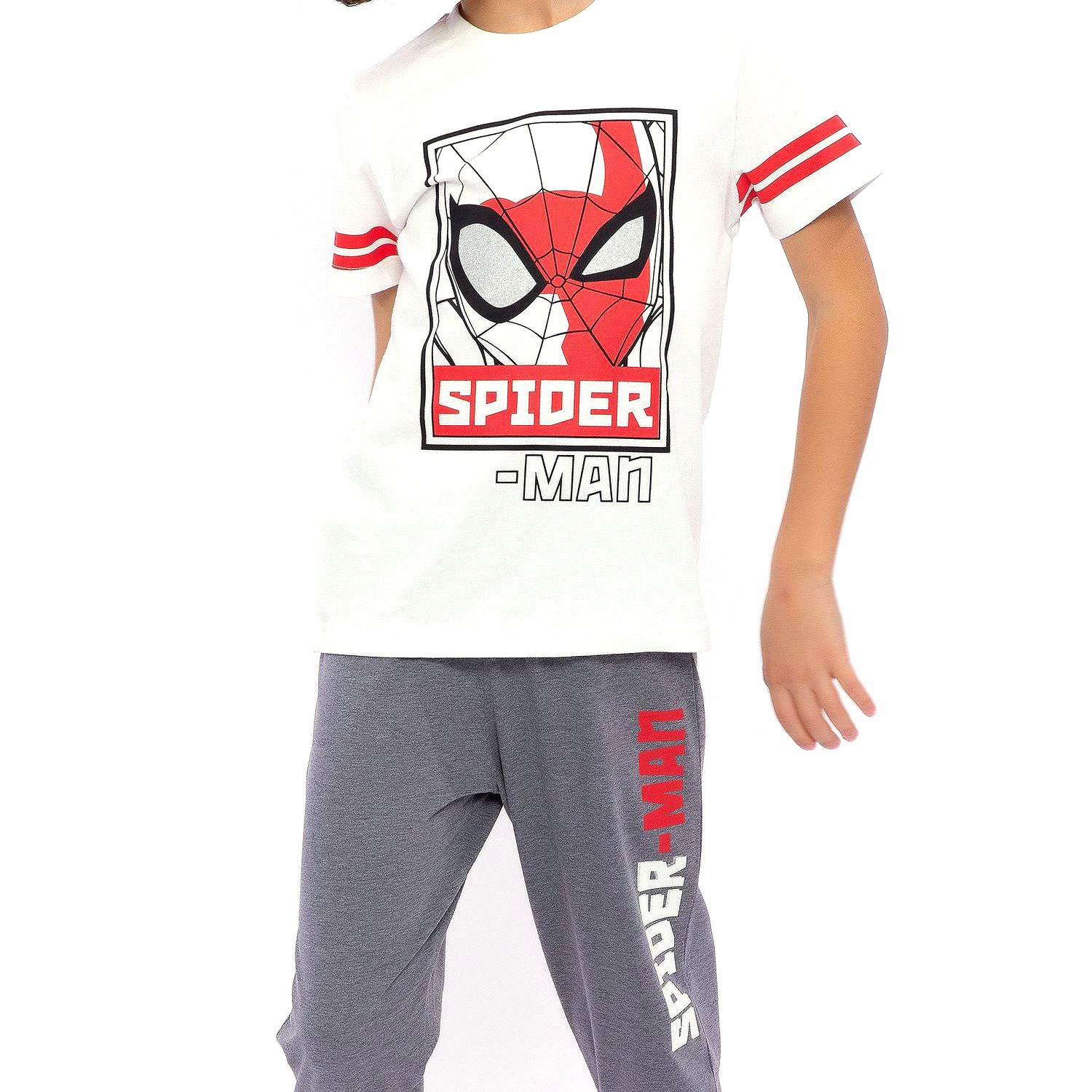 Spider-Man 2'li Erkek Çocuk Takımı D4671-3 Krem