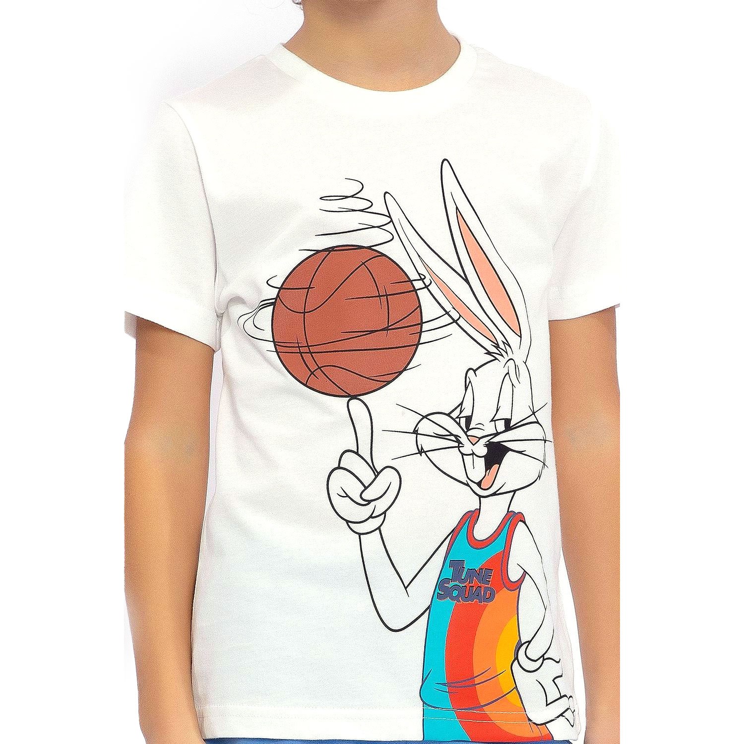 Bugs Bunny Erkek Çocuk Bermuda Takımı L1466-3 Krem