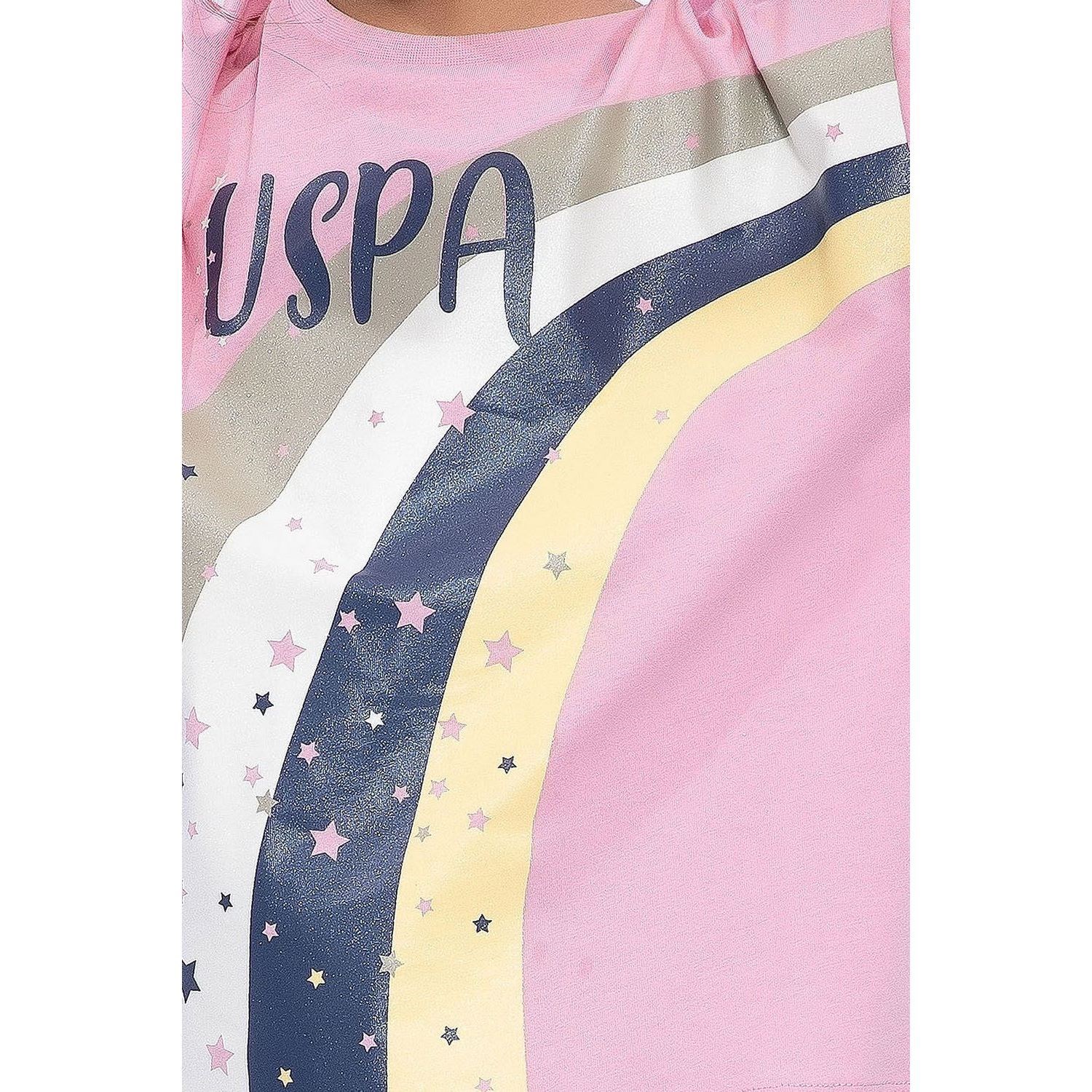 U.S. Polo Assn 2'li Kız Çocuk Takımı US1059-4 Pembe