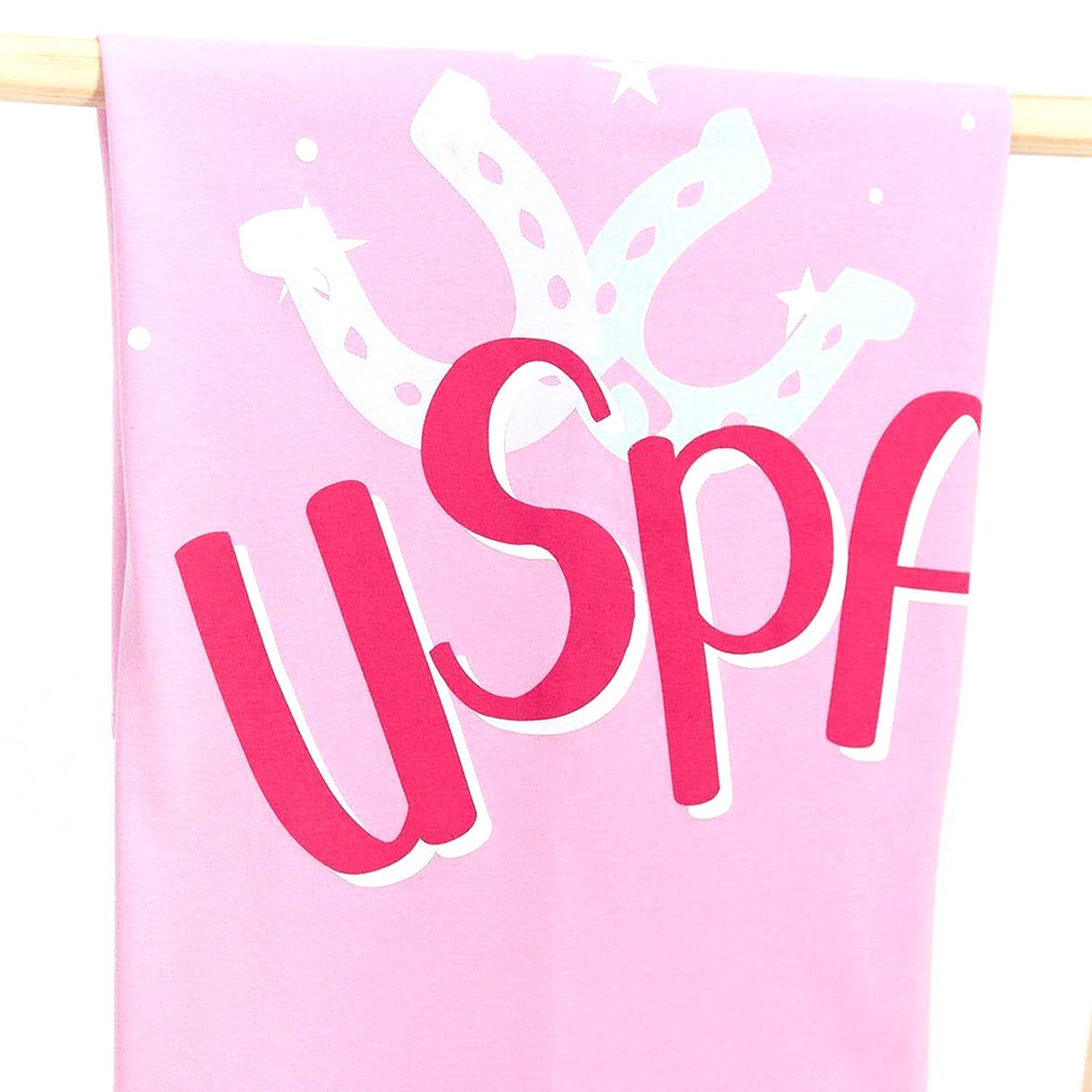 U.S. Polo Assn Bebek Battaniyesi 78x75 Cm USB573 Pembe