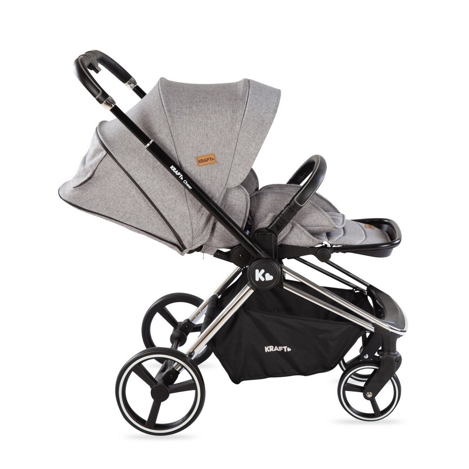 Kraft Cheer Travel Sistem Bebek Arabası Light Grey