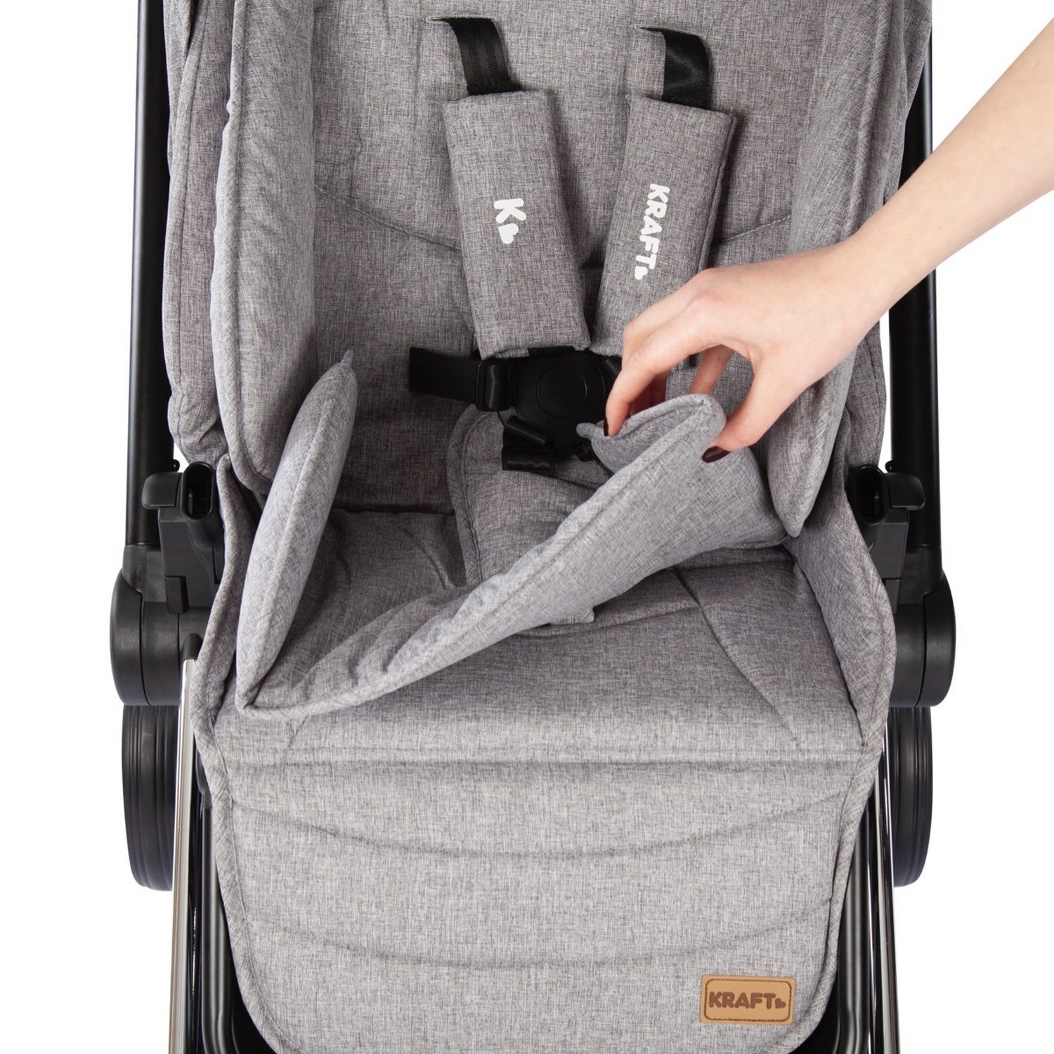 Kraft Cheer Travel Sistem Bebek Arabası Light Grey