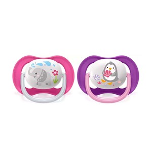Philips Avent Ultra Air Emzik 6-18 Ay SCF080-08 Pembe-Mor