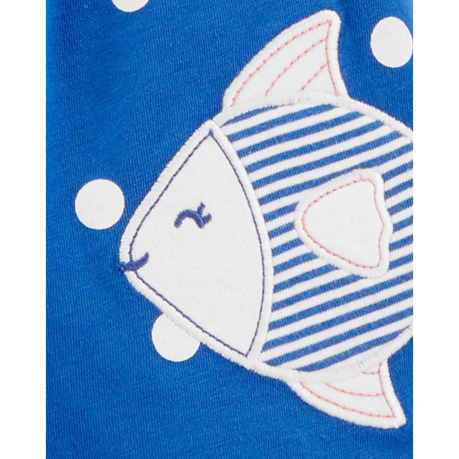 Carter's 3'lü Bluz Body Şort Seti 1N040110 Mavi