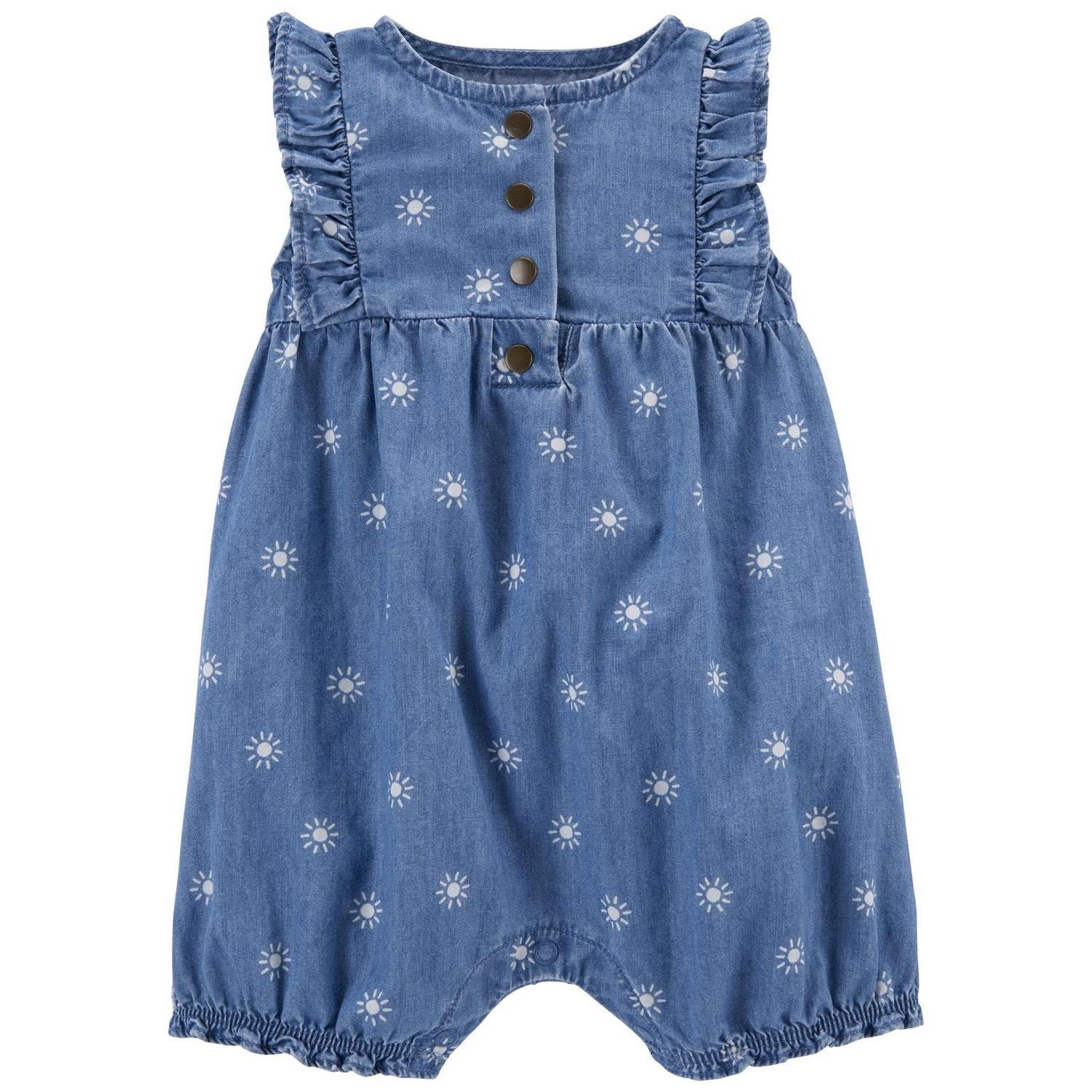Carter's Bebek Kısa Tulum 1N073010 Mavi