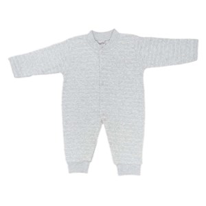 Sebi Bebe El Yazılı Bebek Tulumu 4044 Gri