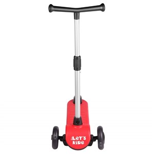 Let's Be Child Ride Işıklı ve 3 Tekerlekli Scooter 3+ Yaş Kırmızı