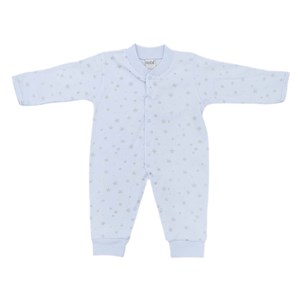 Sebi Bebe Yıldıızlı Bebek Tulumu 4037 Mavi