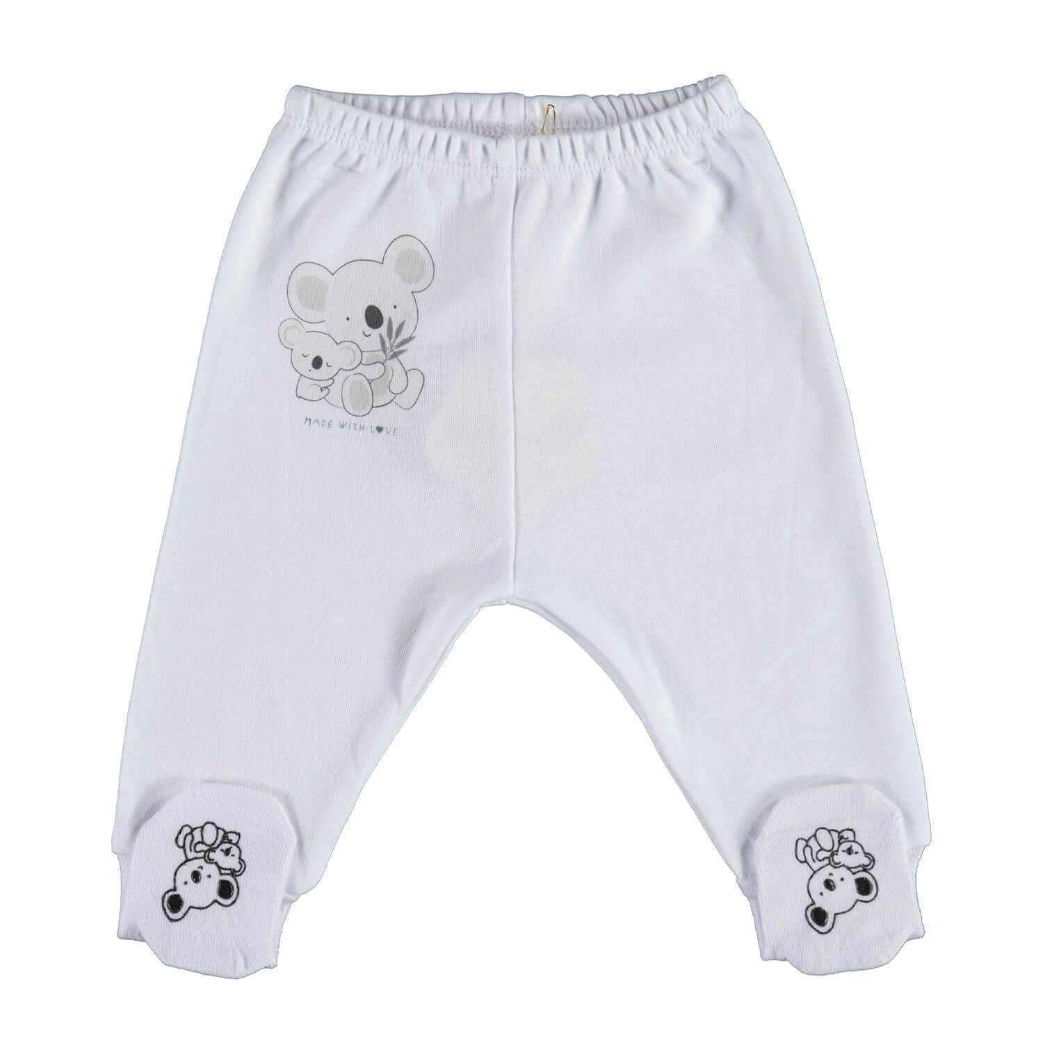 Biorganic Natural Mom Patikli Pantolon 57689 Beyaz