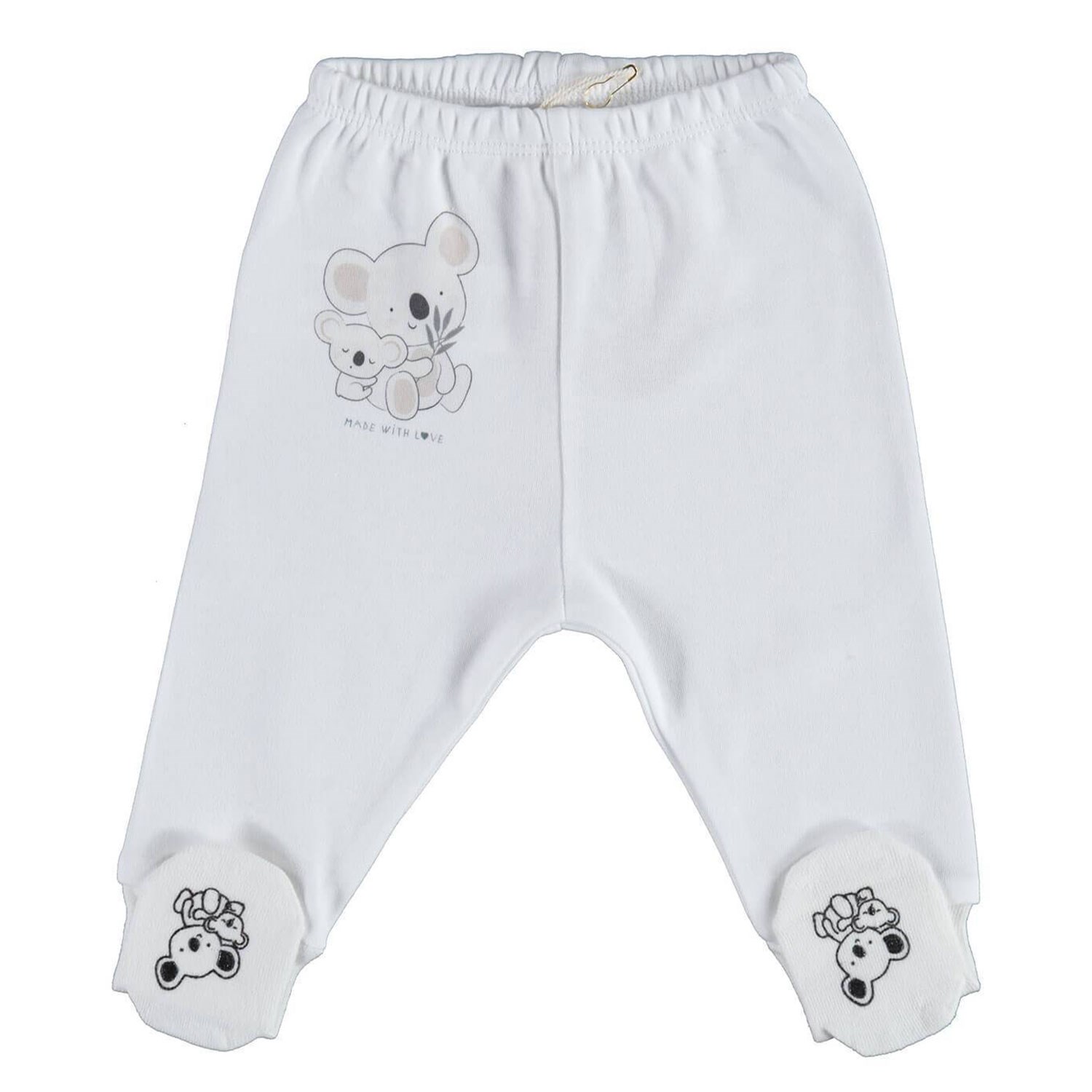 Biorganic Natural Mom Patikli Pantolon 57689 Ekru