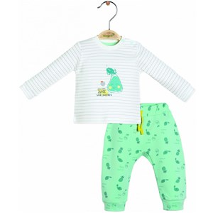 Biorganic Pear Is So Sweet 2'li Bebek Takımı 59686 Ekru-Yeşil