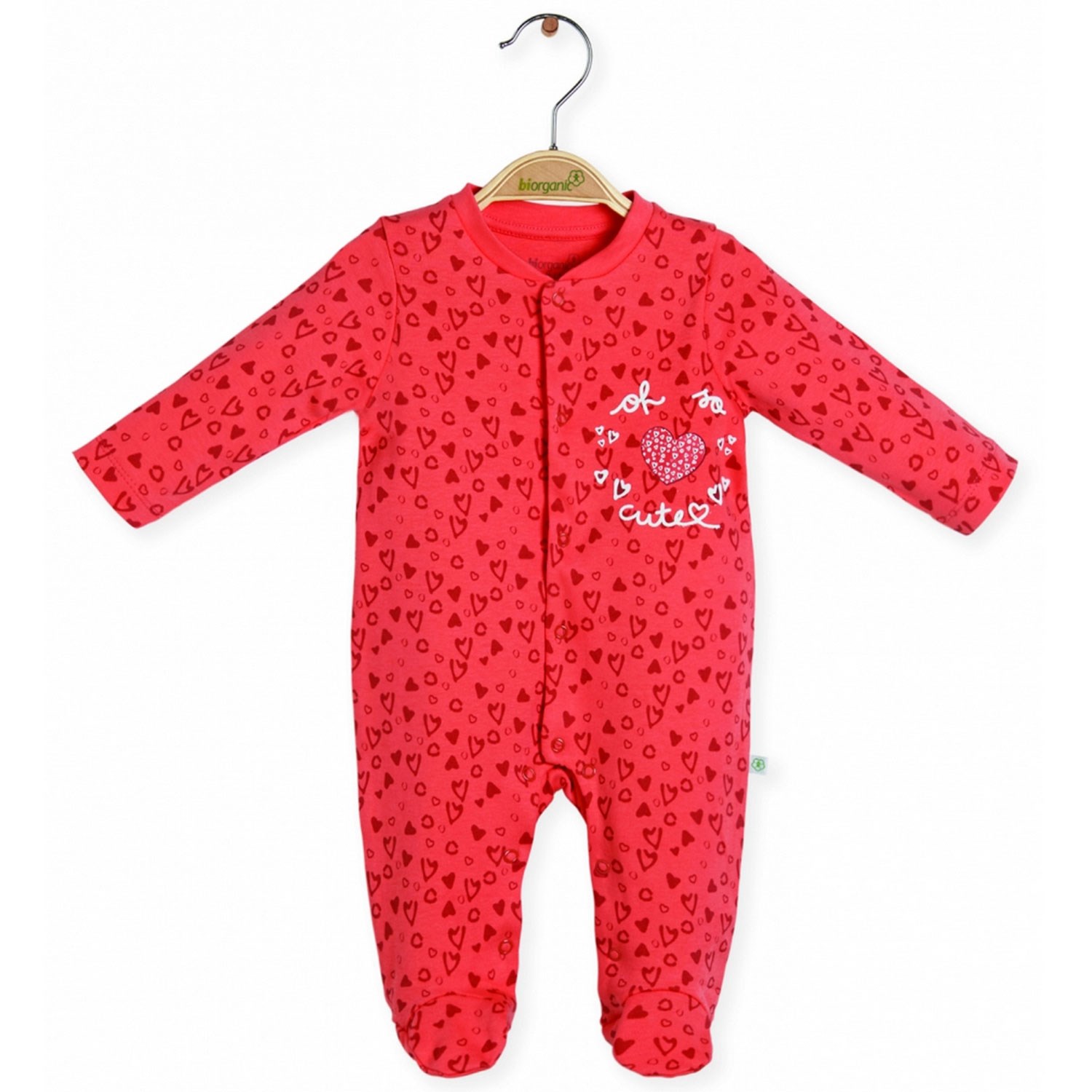 Biorganic Lee Leopar Bebek Tulumu 60588 Nar Çiçeği