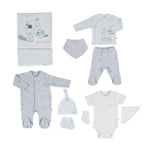 Biorganic Baby Friends 10'lu Bebek Seti 63194 Ekru-Karmelanj