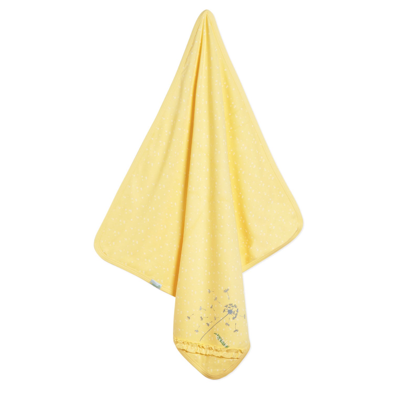 Biorganic Fly Dandelions Bebek Battaniye 85x90 Cm 64553 Sarı-Ekru